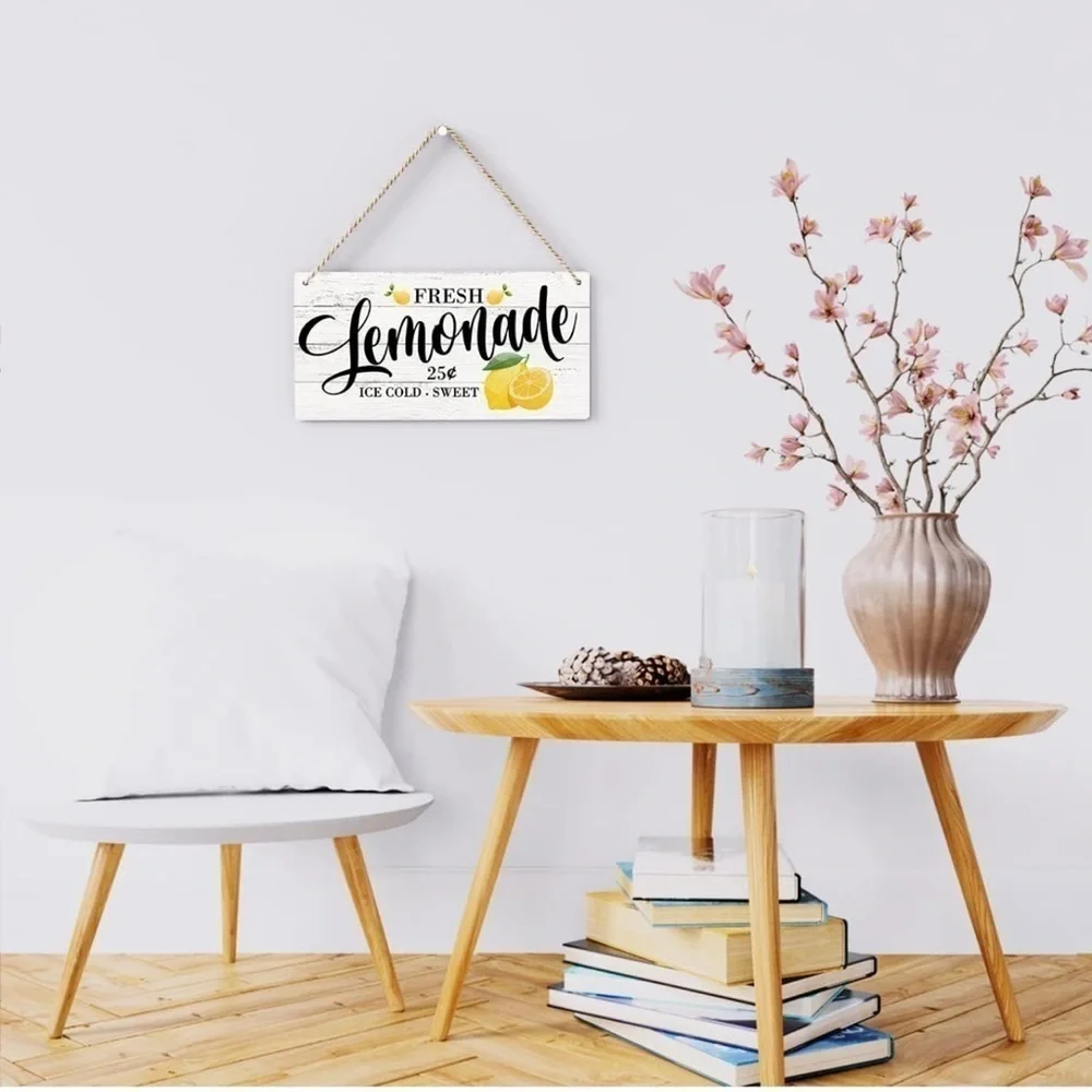 Rustic Lemonade Wood Hanging Sign - BRAND NEW - SEALED